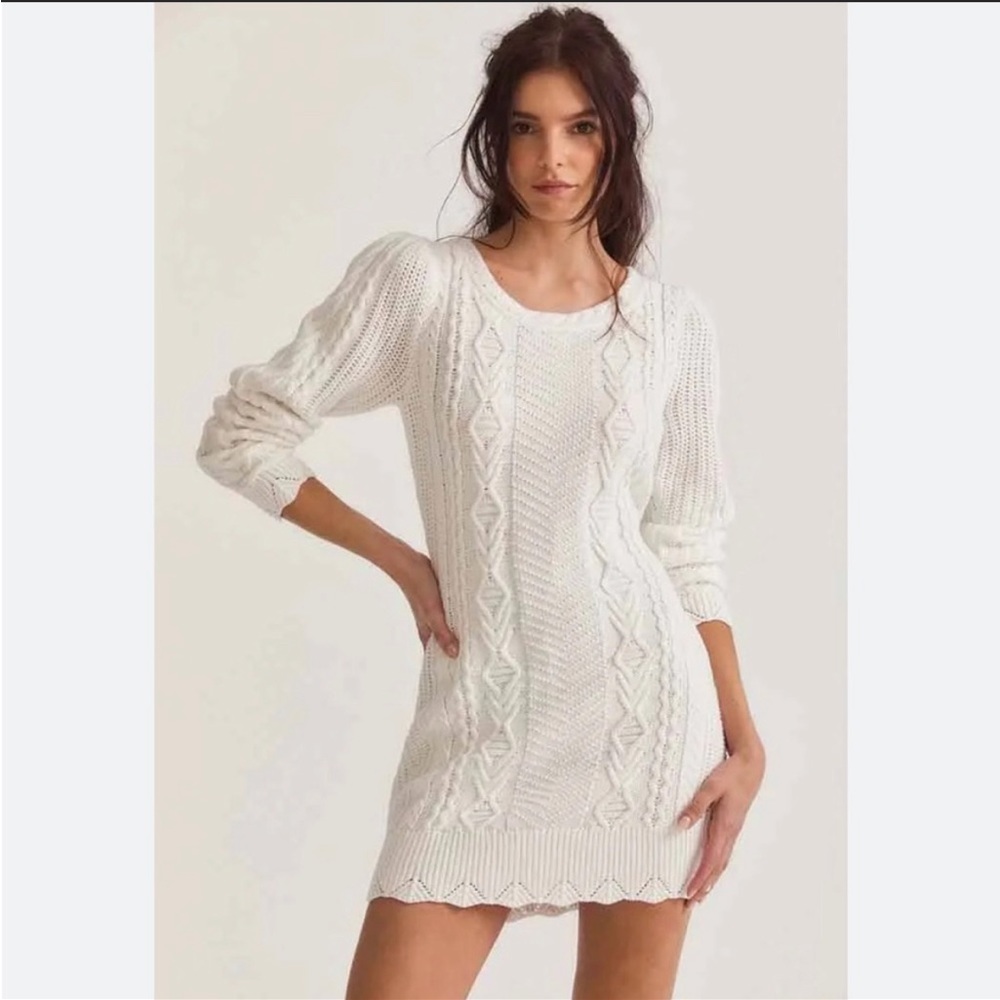 LoveShackFancy ivory dress